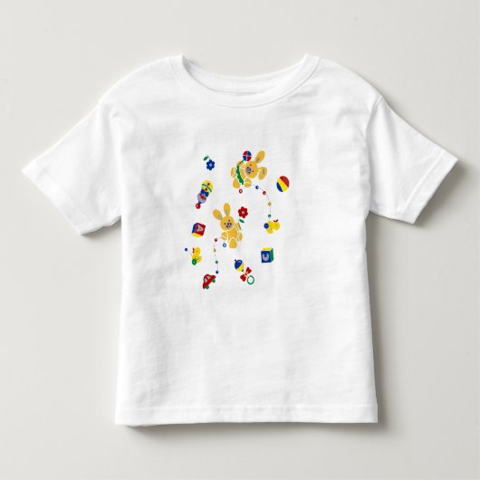 Retro Konijn Peuter T-shirt (Voorkant)