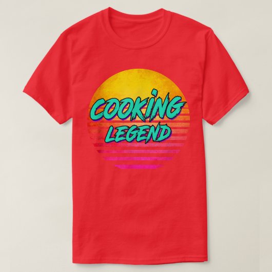 Retro kookcadeau  t-shirt (Design voorkant)