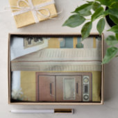 retro kookdame ontkoppeling tissuepapier (Geschenk)