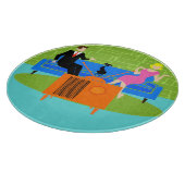 Retro Koppel met Kat Snijplank (Hoek)