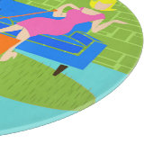 Retro Koppel met Kat Snijplank (Hoek)