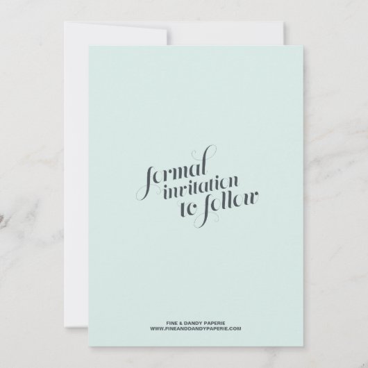 RETRO KOPPELING | AANKONDIGING OM DE DATUM TE BEWA (Achterkant)