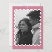 Retro koppels Douche Uitnodiging (Achterkant)