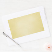 Retro korrelige beige achtergrond rechthoekige sticker (Envelop)
