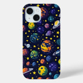 Retro Kosmische Bliss - Hemelse Harmonie Case-Mate iPhone Case (Achterkant)