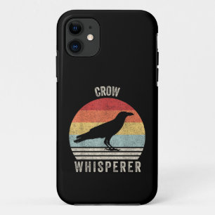Retro Kraai Fluisteraar Grappige Vogelliefhebber K Case-Mate iPhone Case