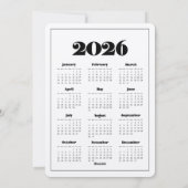Retro kraft 2023 kalender bedrijfsactiviteiten feestdagenkaart (Achterkant)
