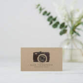 Retro Kraft  filmfotograaf Visitekaartje (Staand voorkant)