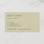 RETRO KRAFT GRAY WERELDKAART VISITEKAARTJE (Achterkant)