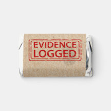 Retro Kraft Misdaad Bewijs Label