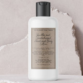 Retro Kraft Waterdichte Cosmetica Flesetiket Wijn Etiket