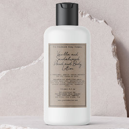 Retro Kraft Waterdichte Cosmetica Flesetiket Wijn Etiket