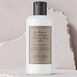 Retro Kraft Waterdichte Cosmetica Flesetiket Wijn Etiket