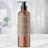 Retro Kraft Waterdichte Cosmetica Flesetiket Wijn Etiket