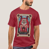 Retro  Krampus & de oude, donkere kerst T-shirt (Voorkant)