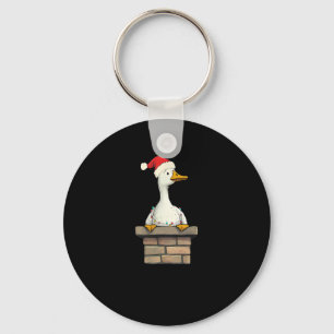 Retro Kreeg Te Gekke Kerst Grappig Santa Gekke Go Sleutelhanger