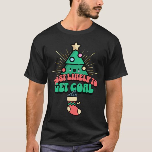Retro krijgt waarschijnlijk steenkool t-shirt (Voorkant)
