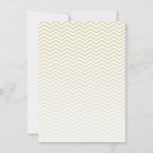 Retro krijtbord; Beige Chevron; zig zag Kaart (Achterkant)