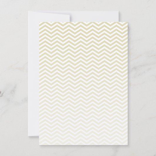 Retro krijtbord; Beige Chevron; zig zag Kaart (Achterkant)