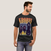 Retro Krobus funny vintage T-shirt (Voorkant volledig)
