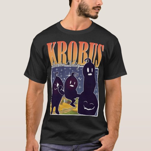 Retro Krobus grappige vintage T-shirt (Voorkant)