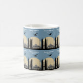 Retro Kuala Lumpur Reizen: City Skyline Magische Mok (Center)