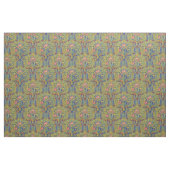 Retro Kunst & Ambacht stijl Vogels in Bomen Patroo Stof (Yard (91,4 cm))