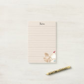  retro kunst en Kraft  illustraties Post-it® Notes (Op bureau)