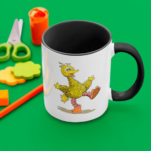 Retro Kunst Grote Vogel Mok
