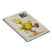 Retro Kunst Grote Vogel Notitieboek (Rechterzijde)