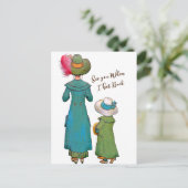 Retro  Kunst Vrouw Kind | BRIEFKAART (Staand voorkant)