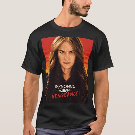 Retro Kunst Wynonna Earp Wraak vrienden T-shirt (Voorkant)