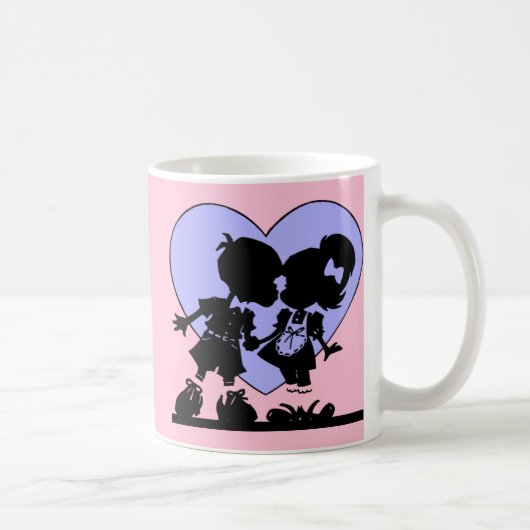 Retro Kus Koffiemok (Rechts)