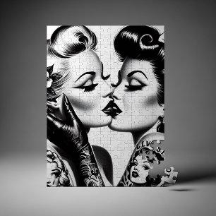 Retro Kus Pin-ups Legpuzzel