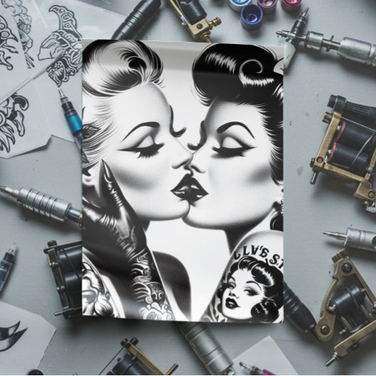 Retro kus pin-ups tissuepapier