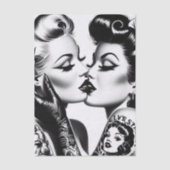 Retro kus pin-ups tissuepapier (Voorkant)