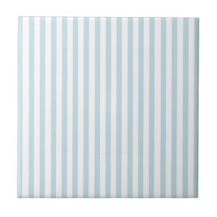 Retro Kust Blauw Witte Strepen Bruiloft Tegeltje