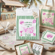 Retro Kust Strand Disco Bachelorette Feest