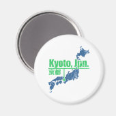 Retro Kyoto Magneet (Voorkant / Achterkant)