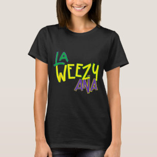 Retro La Weezy Ana Gelukkig Mardi Gras Louisiana N T-shirt