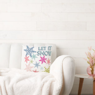 Retro  Laat het Sierkussen Home Decor Sneeuwen