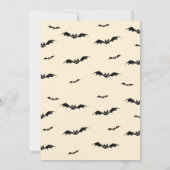 Retro Laat Spooky Kostuum Halloween Party Krijgen Kaart (Achterkant)