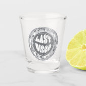 Retro Laatste Disco Bachelorette Weekend Party Fav Shot Glas (Voorkant)