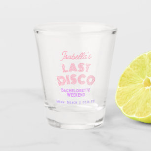 Retro Laatste Disco Bachelorette Weekend Party Fav Shot Glas