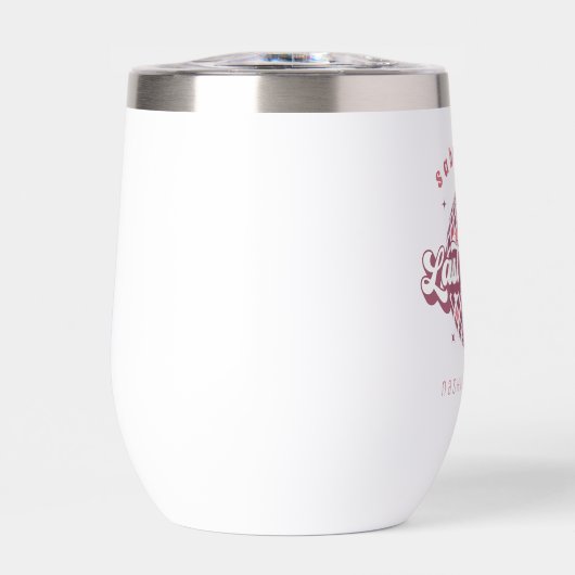 Retro laatste disco vrijgezellenfeest (Voorkant)