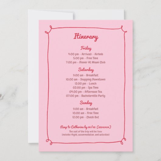 Retro Laatste Rodeo Cowgirl vrijgezellenfeest Kaart (Achterkant)