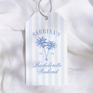 Retro Laatste Toast Aan De Kust Bachelorette Cadeaulabel