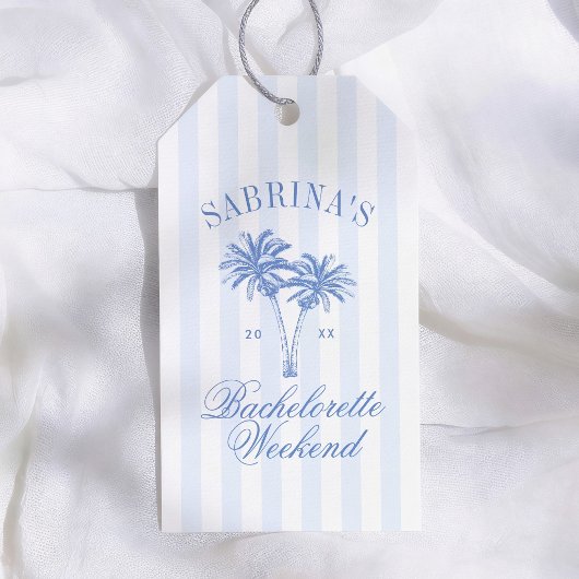 Retro Laatste Toast Aan De Kust Bachelorette Cadeaulabel