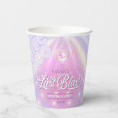 Retro Laatste Uitbarsting Disco Bachelorette v2 ID Papieren Bekers (Achterkant)