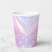 Retro Laatste Uitbarsting Disco Bachelorette v2 ID Papieren Bekers (Rechts)